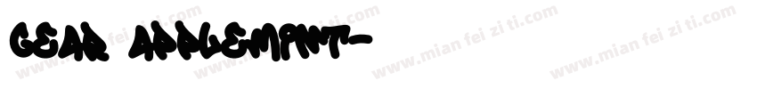 Gear Applemint字体转换
